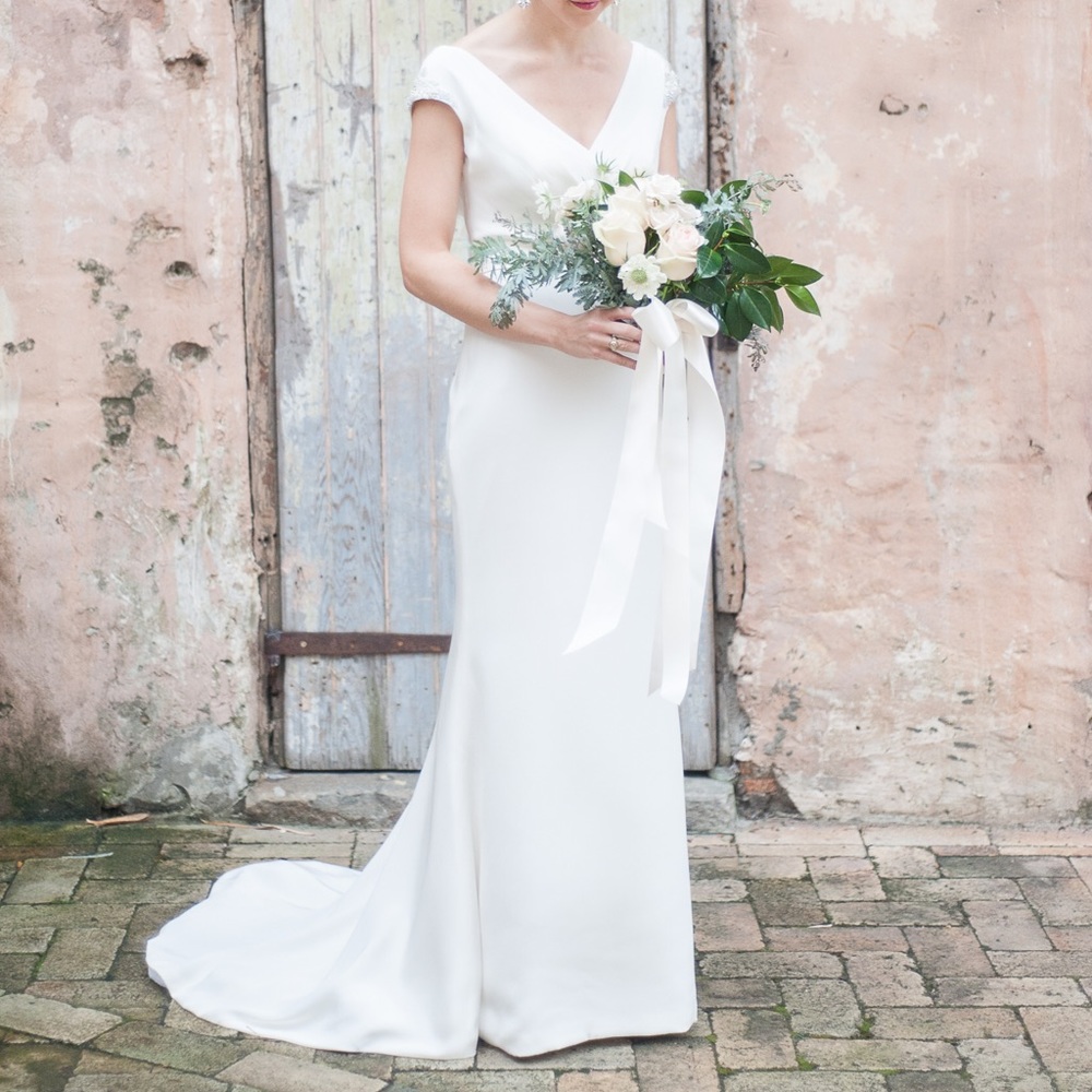 Amy Kuschel ‘Clover’ Wedding / Gatsby Gown $2880